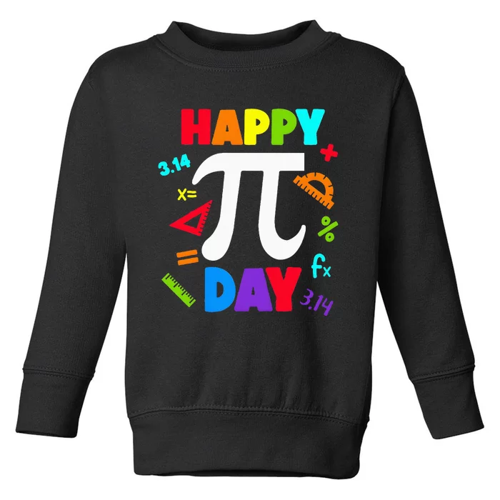 3.14 PI Day Pie Day Pi Symbol For Math Lovers Toddler Sweatshirt