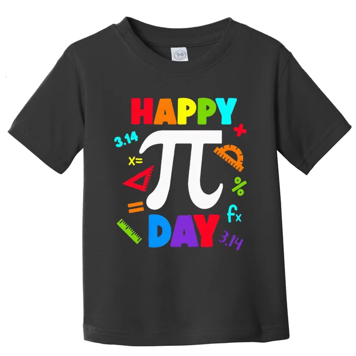 3.14 PI Day Pie Day Pi Symbol For Math Lovers Toddler T-Shirt