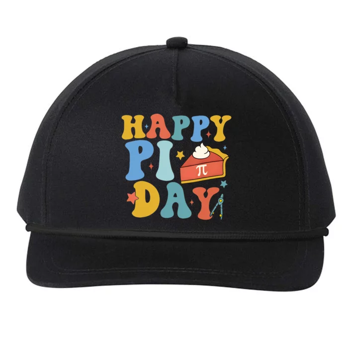 3.14 Pi Day Pie Day Pi Symbol For Math Lovers Snapback Five-Panel Rope Hat