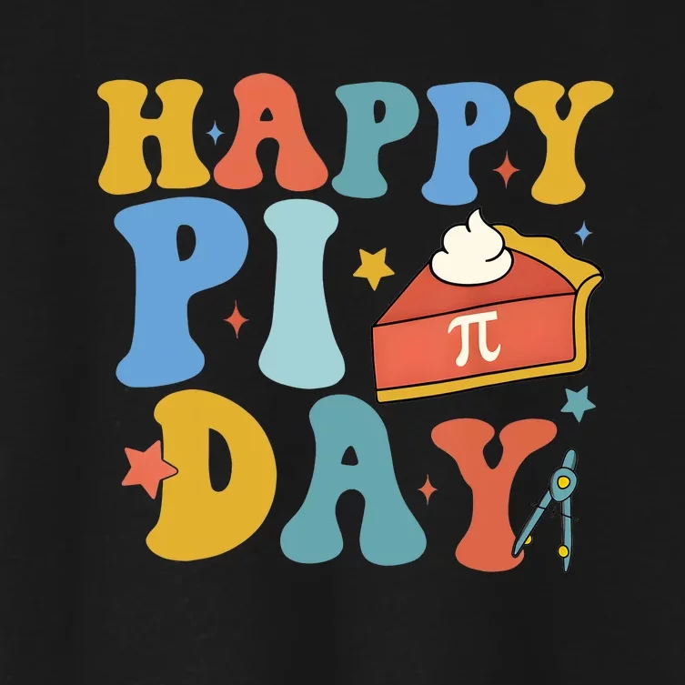 3.14 Pi Day Pie Day Pi Symbol For Math Lovers Women's Crop Top Tee