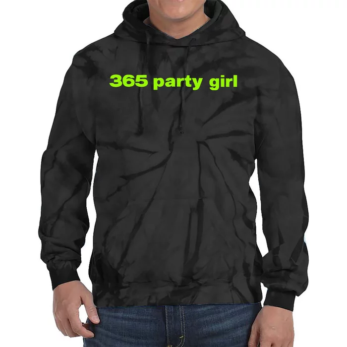 365 Party Girl Love Musician Tie Dye Hoodie