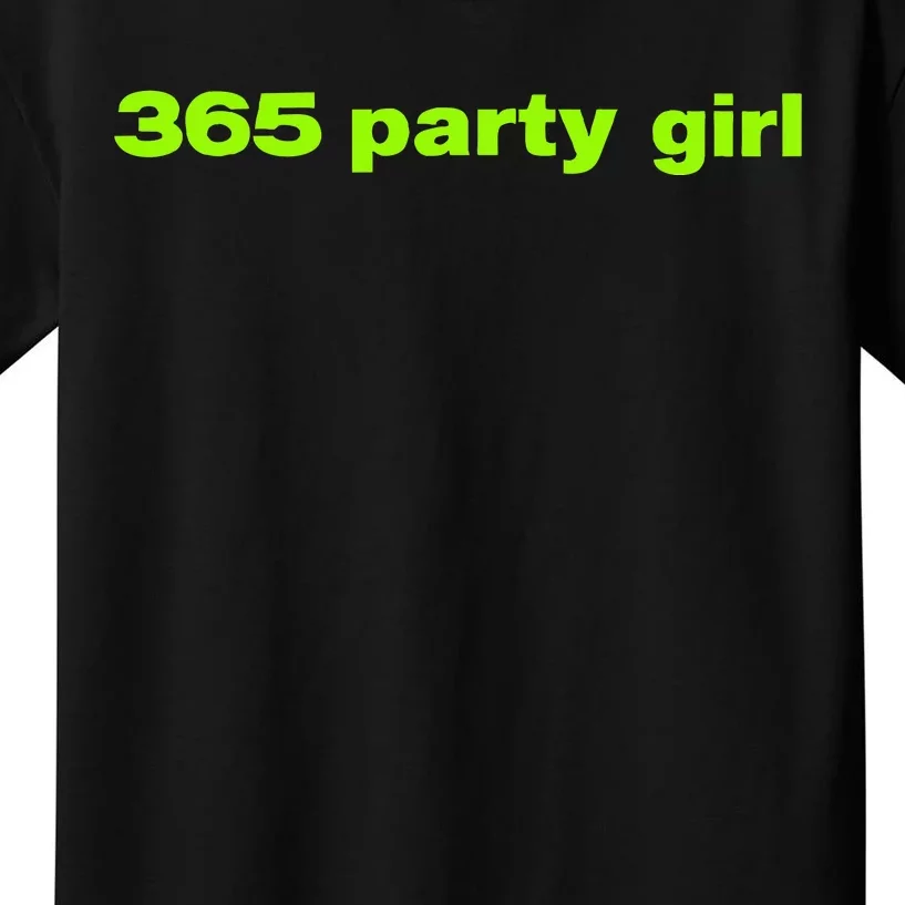 365 Party Girl Love Musician Kids T-Shirt