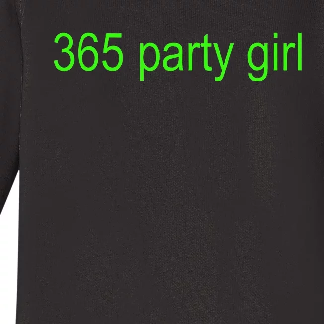 365 Party Girl Brat Baby Long Sleeve Bodysuit