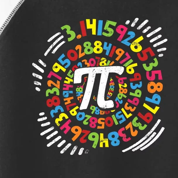 3.14 Pi Pop Art Spiral Math Science Geek Pi Day STEM Teacher Toddler Fine Jersey T-Shirt