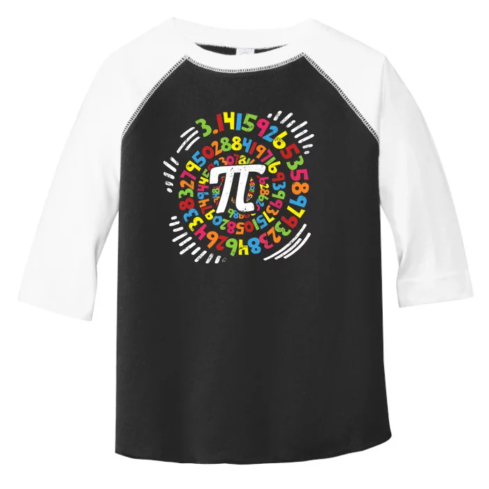 3.14 Pi Pop Art Spiral Math Science Geek Pi Day STEM Teacher Toddler Fine Jersey T-Shirt