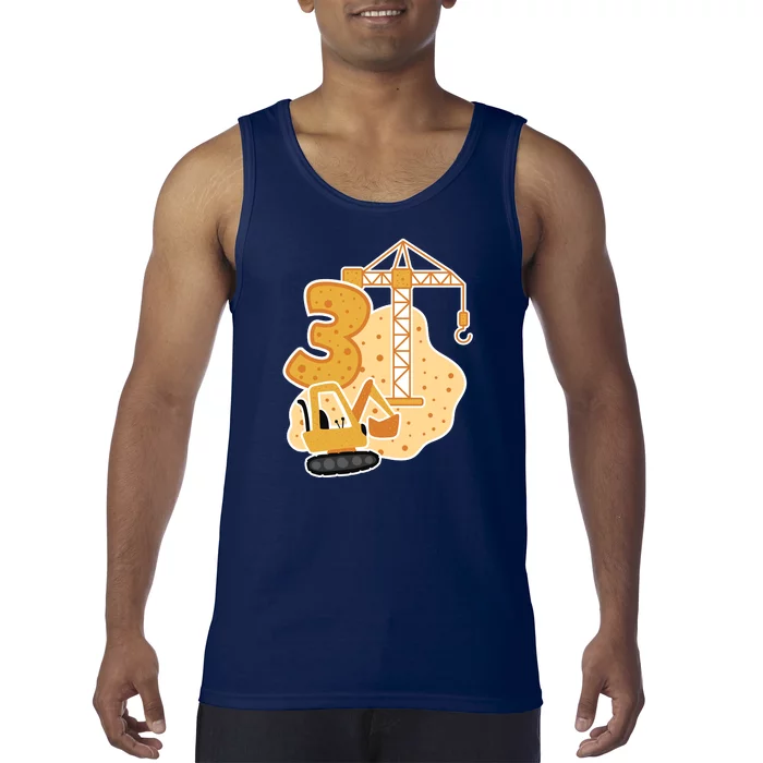 3rd Birthday Construction Tank Top