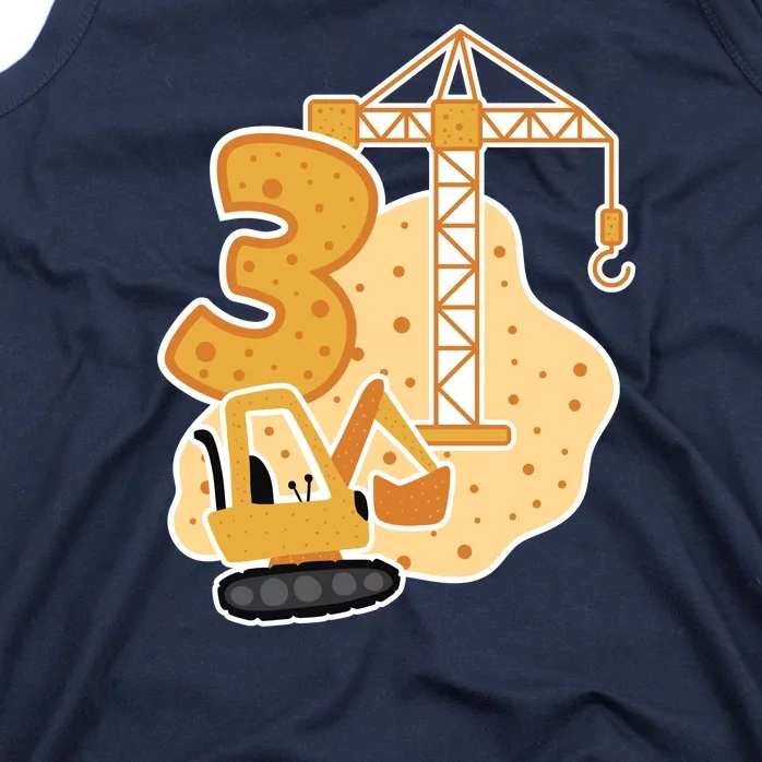 3rd Birthday Construction Tank Top