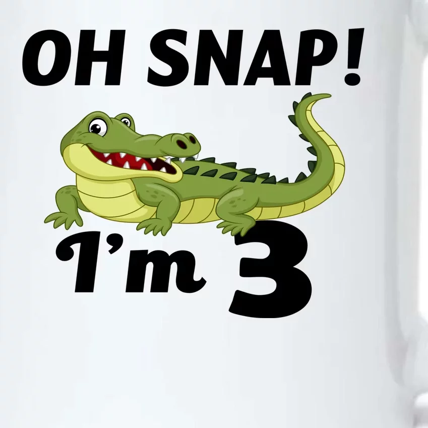 3rd Birthday Oh Snap Im 3 Black Color Changing Mug