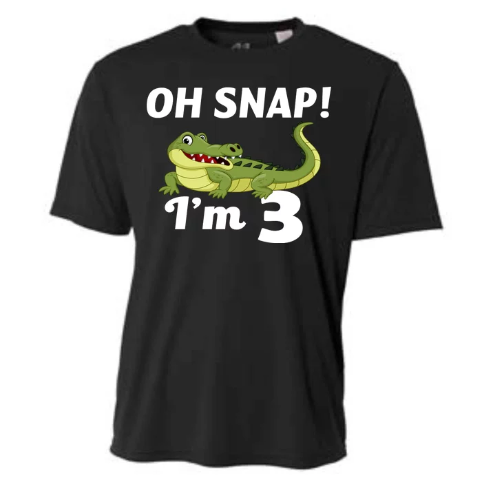 3rd Birthday Oh Snap Im 3 Cooling Performance Crew T-Shirt