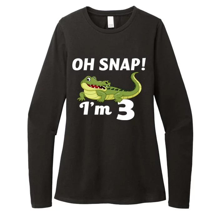 3rd Birthday Oh Snap Im 3 Womens CVC Long Sleeve Shirt