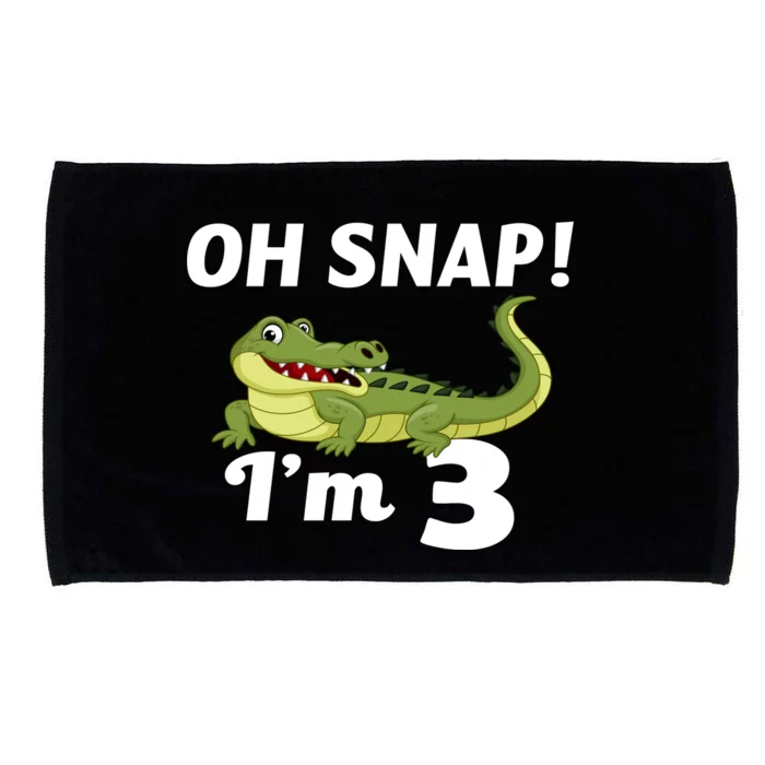 3rd Birthday Oh Snap Im 3 Microfiber Hand Towel