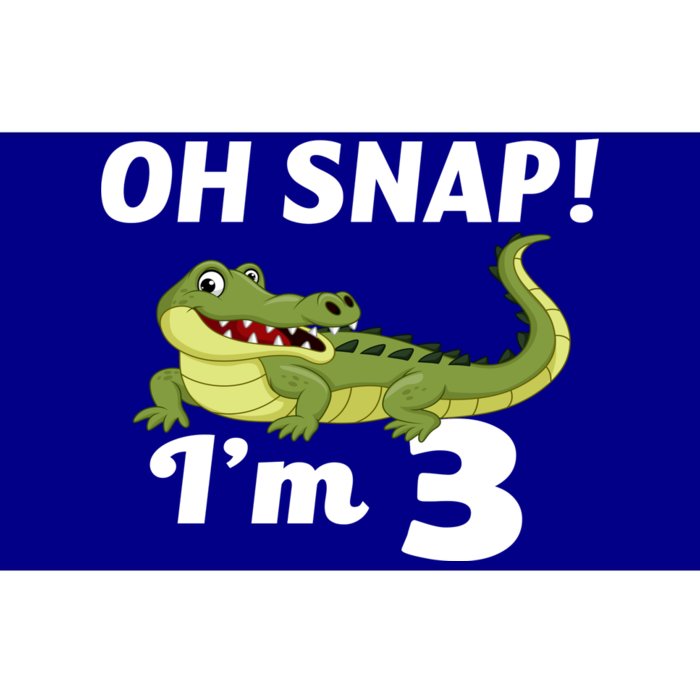 3rd Birthday Oh Snap Im 3 Bumper Sticker