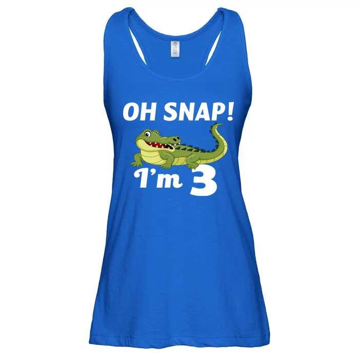 3rd Birthday Oh Snap Im 3 Ladies Essential Flowy Tank