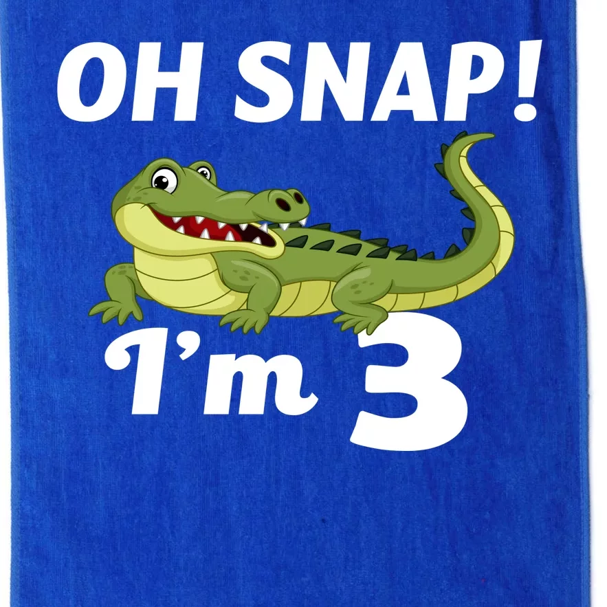 3rd Birthday Oh Snap Im 3 Platinum Collection Golf Towel