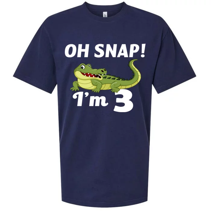 3rd Birthday Oh Snap Im 3 Sueded Cloud Jersey T-Shirt