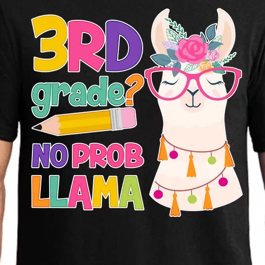 3rd Grade? No Prob Llama Pajama Set