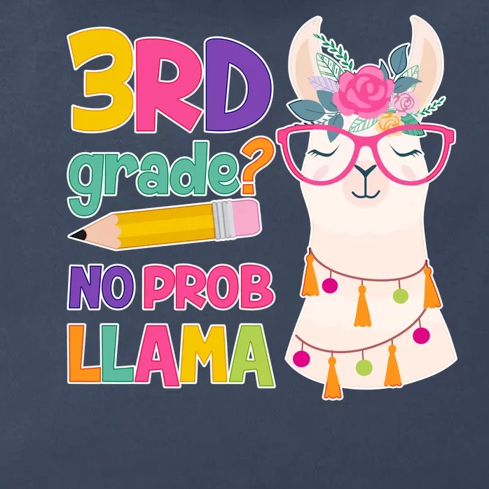 3rd Grade? No Prob Llama Zip Tote Bag