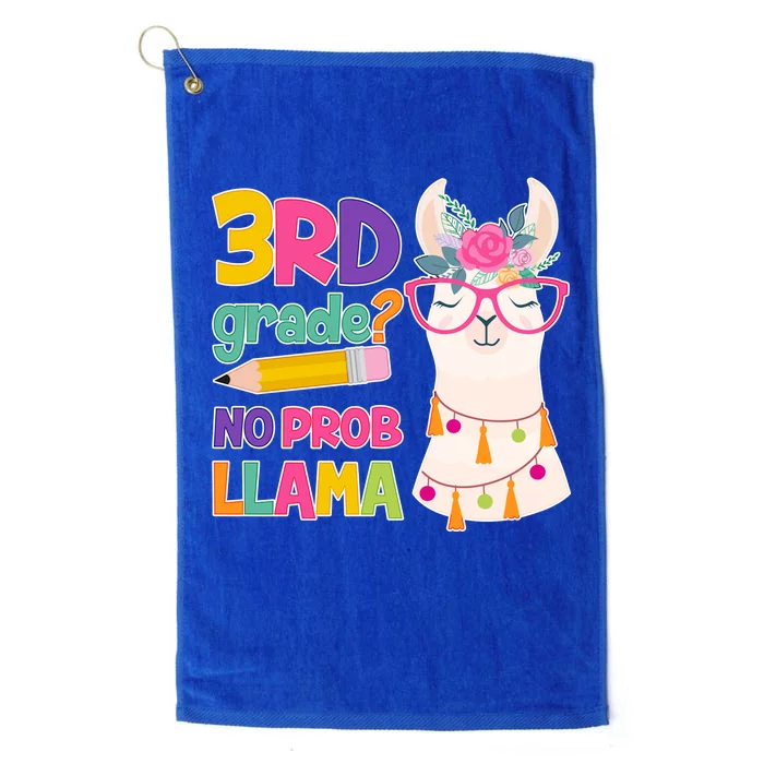 3rd Grade? No Prob Llama Platinum Collection Golf Towel