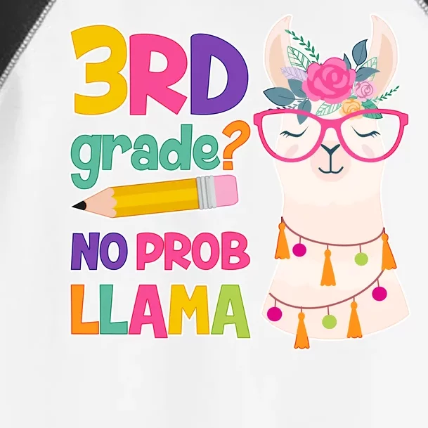 3rd Grade? No Prob Llama Toddler Fine Jersey T-Shirt