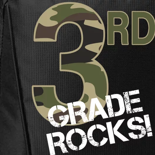 3rd Grade Rocks Camo City Backpack