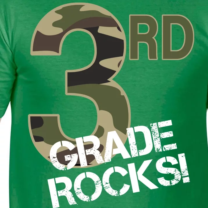 3rd Grade Rocks Camo Comfort Colors T-Shirt