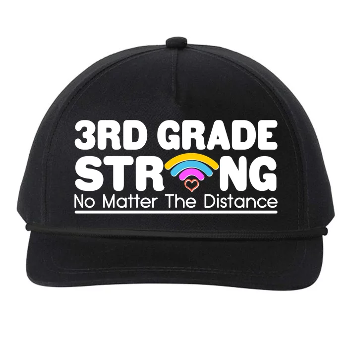 3rd Grade Strong No Matter The Distance Snapback Five-Panel Rope Hat