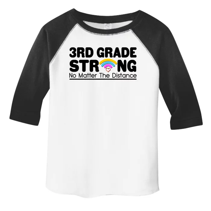 3rd Grade Strong No Matter The Distance Toddler Fine Jersey T-Shirt