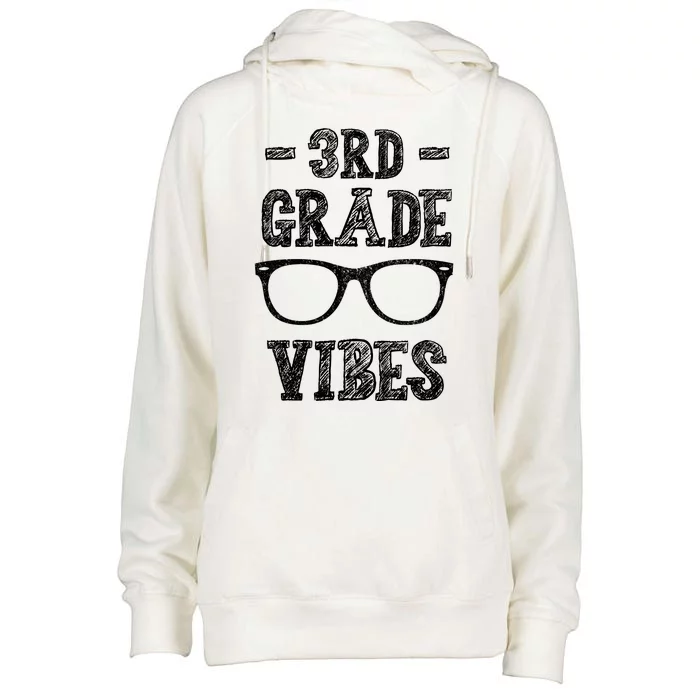 3rd Grade Vibes Womens Funnel Neck Pullover Hood