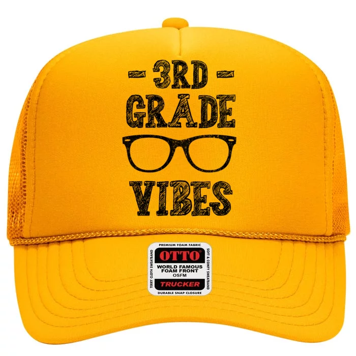 3rd Grade Vibes High Crown Mesh Trucker Hat