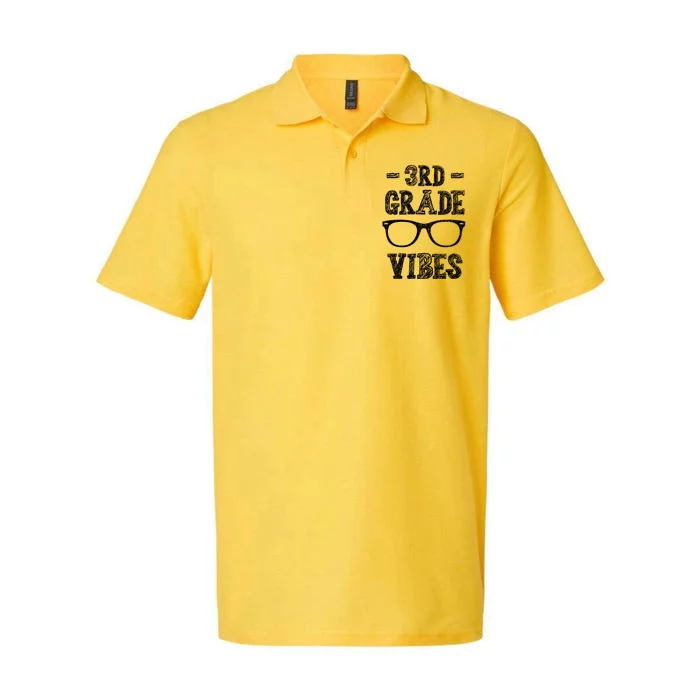 3rd Grade Vibes Softstyle Adult Sport Polo