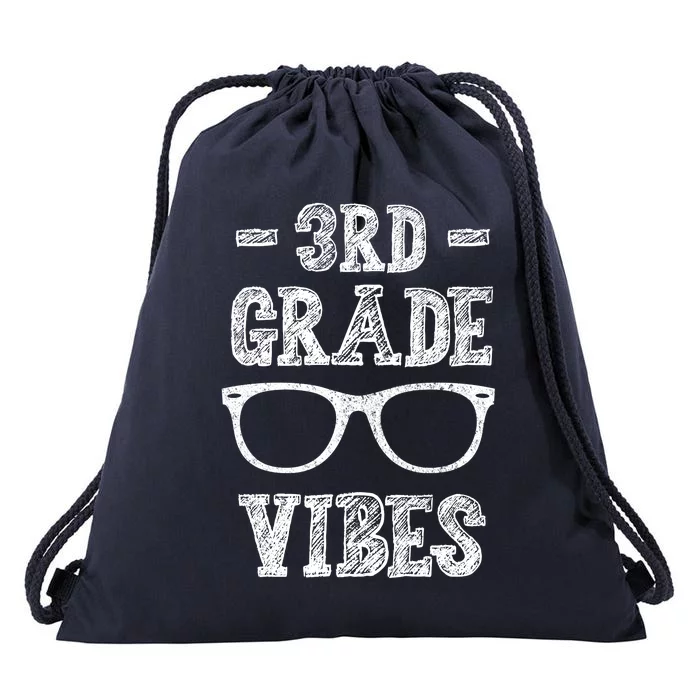 3rd Grade Vibes Drawstring Bag