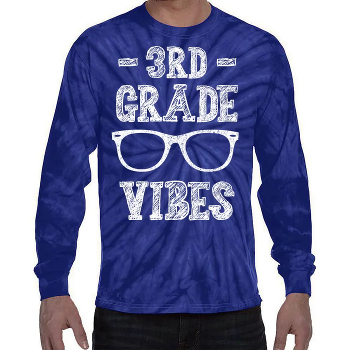 3rd Grade Vibes Tie-Dye Long Sleeve Shirt