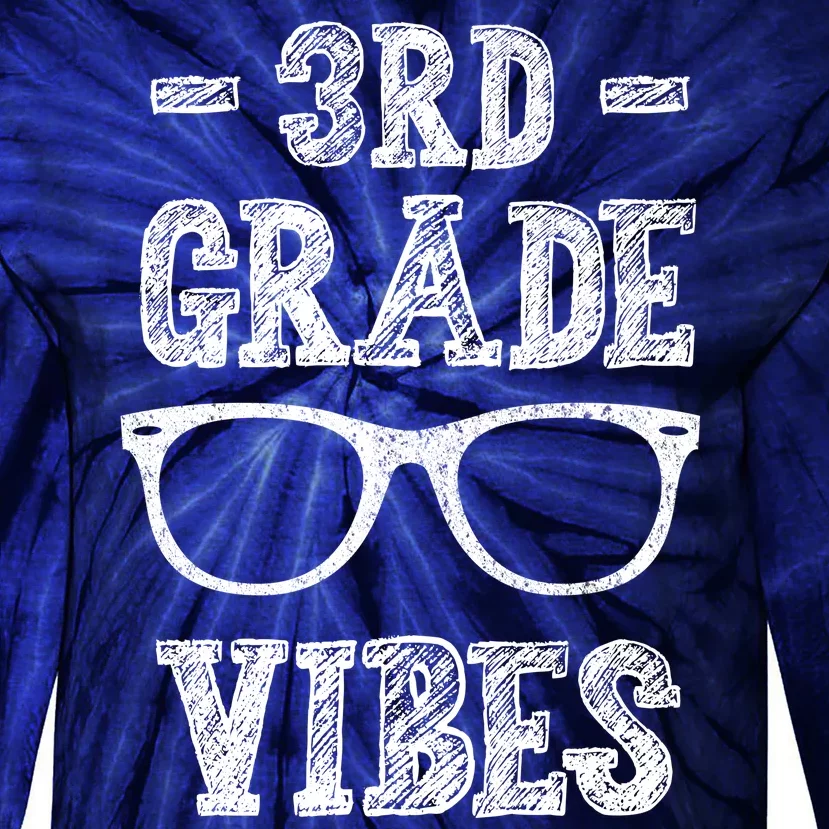 3rd Grade Vibes Tie-Dye Long Sleeve Shirt