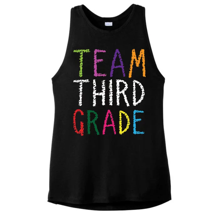 3rd Team Third Grade Ladies Tri-Blend Wicking Tank