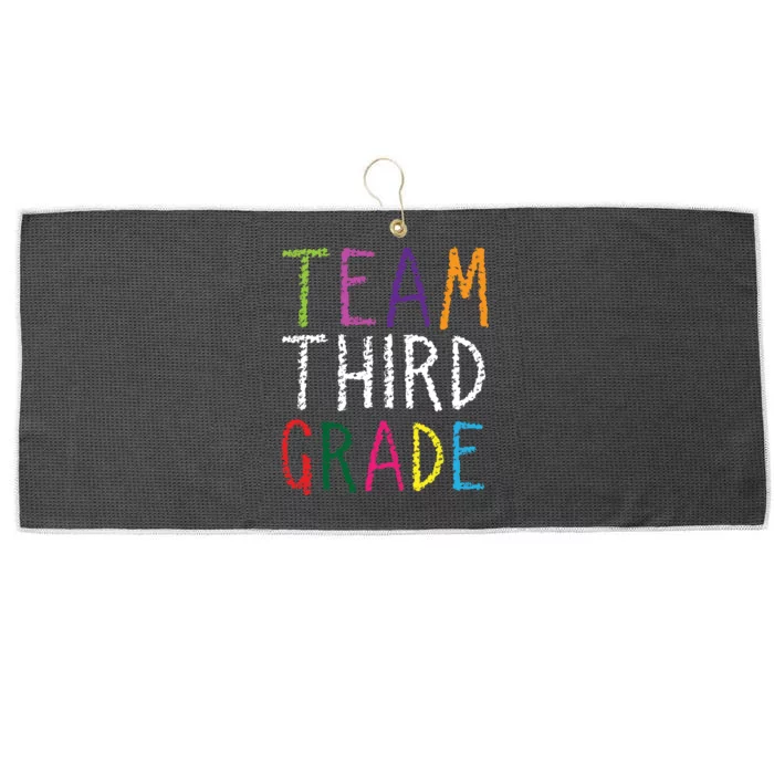 3rd Team Third Grade Large Microfiber Waffle Golf Towel