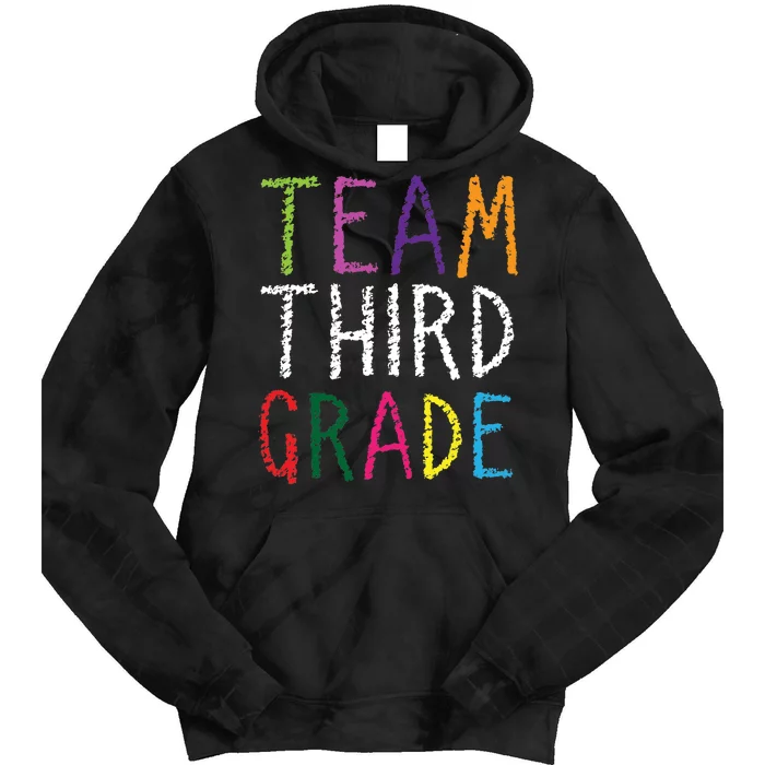 3rd Team Third Grade Tie Dye Hoodie