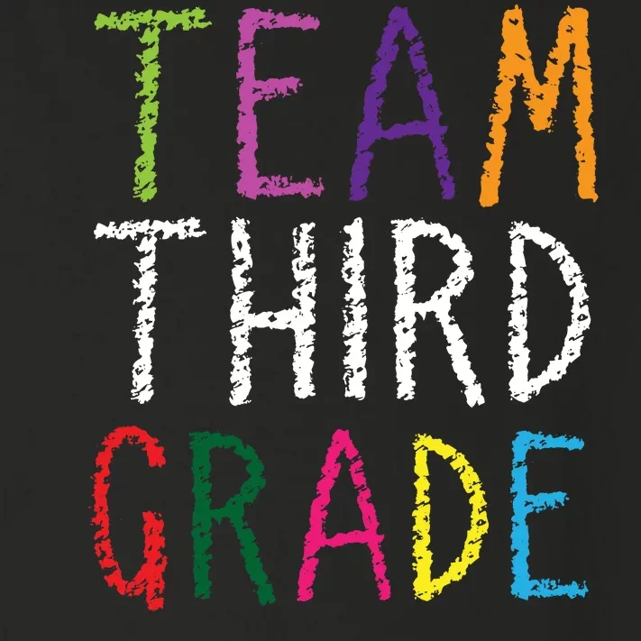 3rd Team Third Grade Toddler Long Sleeve Shirt