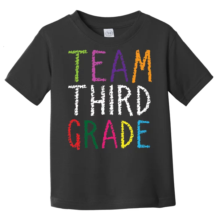 3rd Team Third Grade Toddler T-Shirt