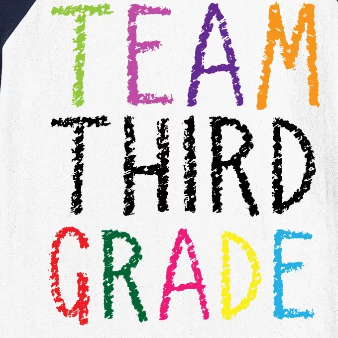 3rd Team Third Grade Baseball Sleeve Shirt