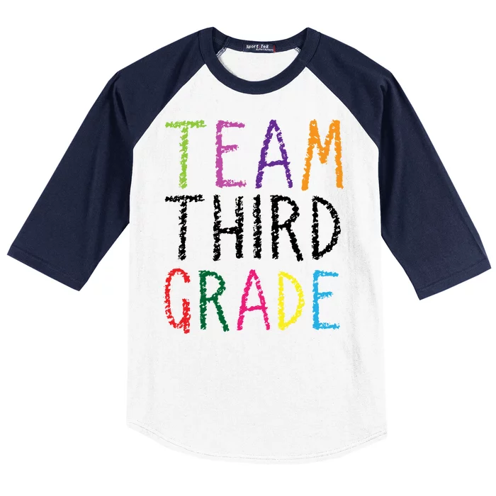 3rd Team Third Grade Baseball Sleeve Shirt