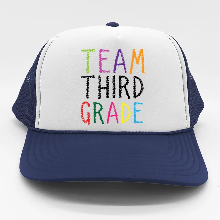 3rd Team Third Grade Trucker Hat