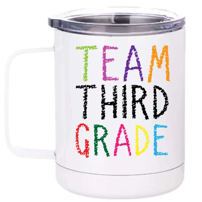 3rd Team Third Grade Front & Back 12oz Stainless Steel Tumbler Cup