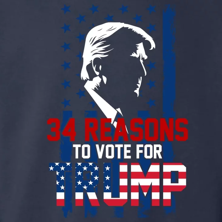 34 Reasons To Vote For Trump Toddler Hoodie