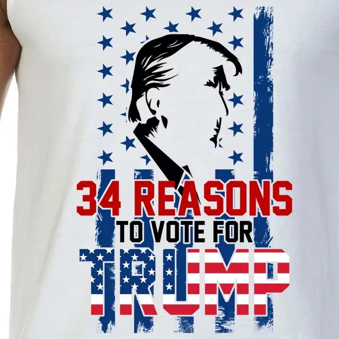 34 Reasons To Vote For Trump Comfort Colors® Tank Top