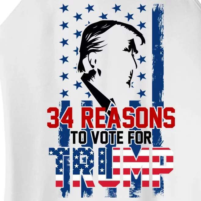 34 Reasons To Vote For Trump Women’s Perfect Tri Rocker Tank