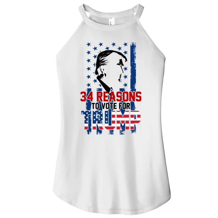 34 Reasons To Vote For Trump Women’s Perfect Tri Rocker Tank