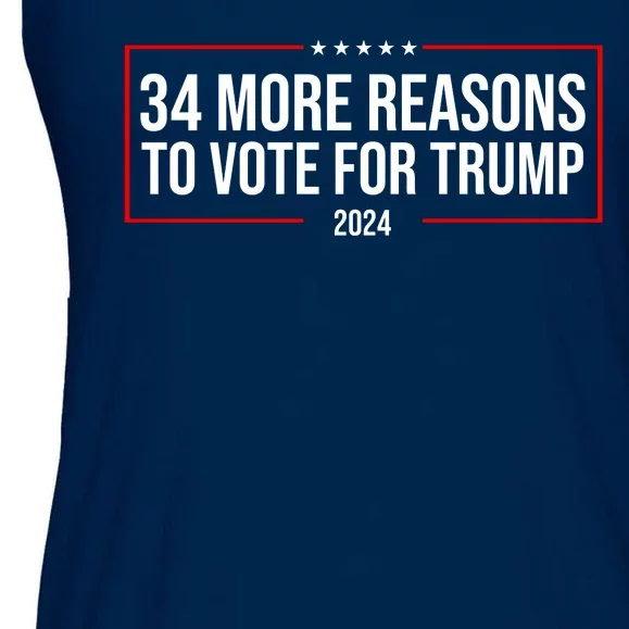 34 Reasons To Vote For Trump 2024 Election Ladies Essential Flowy Tank