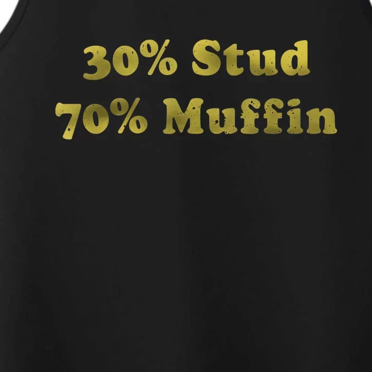 30% Stud 70% Muffin Performance Tank