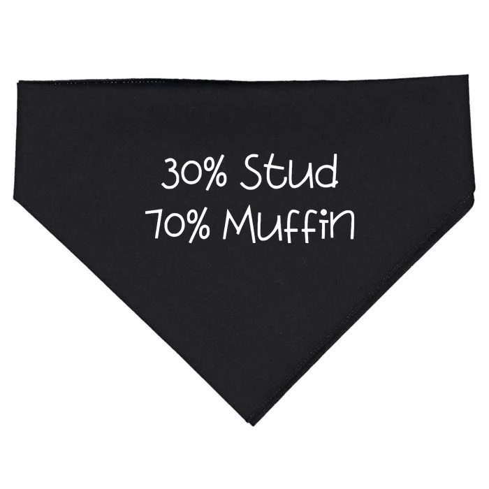 30 Stud 70 Muffin Funny USA-Made Doggie Bandana