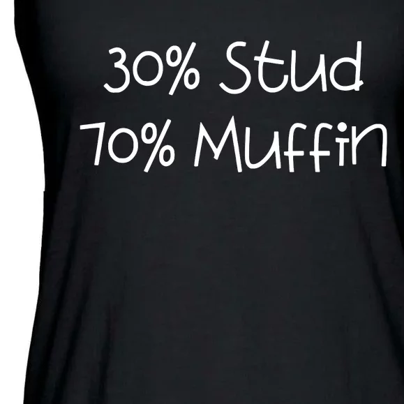 30 Stud 70 Muffin Funny Ladies Essential Flowy Tank